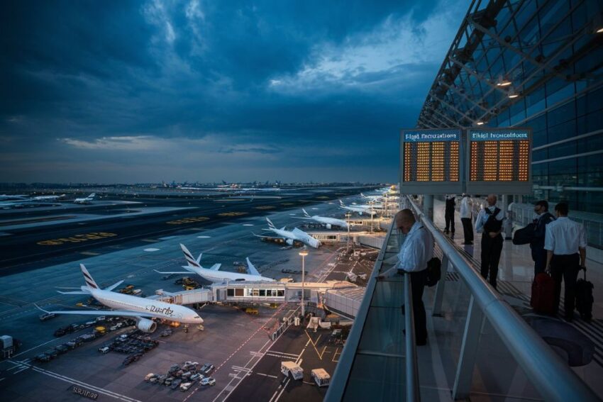 Dubai, United Arab Emirates Major Aviation Standstill as Flights Halted Across the City Amid Unfolding Regional Security Developments!