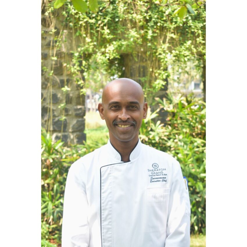 Sheraton Grand Chennai Resort & Spa in India Welcomes Saravanan with Extensive and Diverse Hospitality Experience as the New Executive Chef