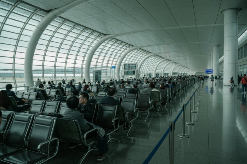 Thousands of Travelers are Stranded Across Shanghai, Dalian, Liege, Frankfurt and Many More Airports Across China, Belgium, Germany, UK, as China, Asiana, Aeroflot and Other Airlines Have 403 Delayed and 4 Cancelled Flights